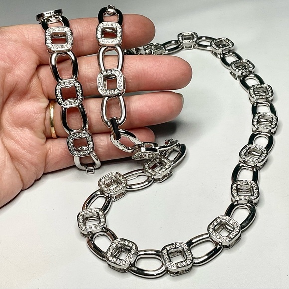 Runway Butler POL Demi Parure Dual Signed Necklace Bracelet Set - Picture 8 of 8